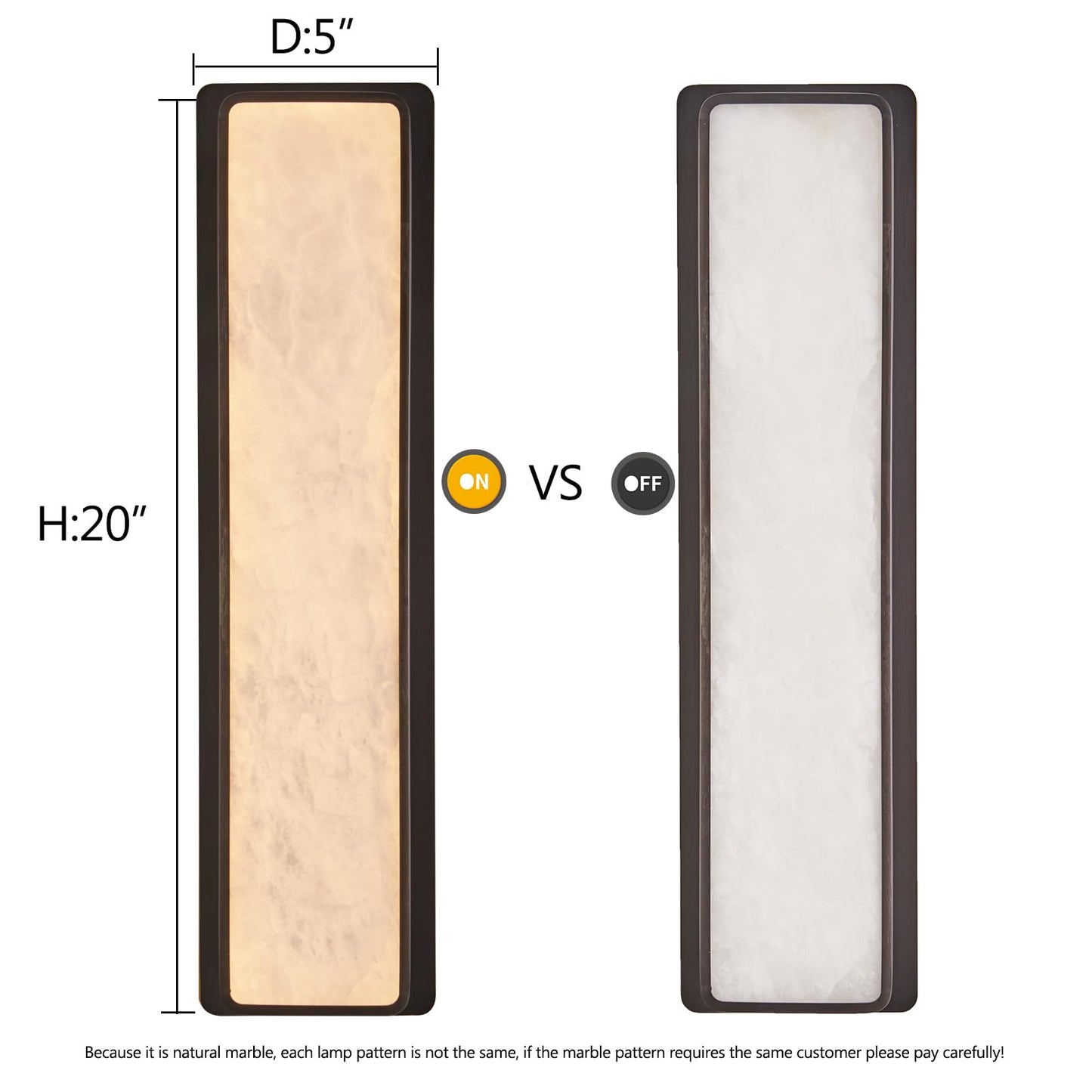 Modern LED Natural Alabaster Gypsum Wall lamp 15W Warm Yellow 2700K Wall Mounted Wall lamp Indoor sucelating Alabaster Gypsum Wall Mounted Lighting Suitable for Living Room